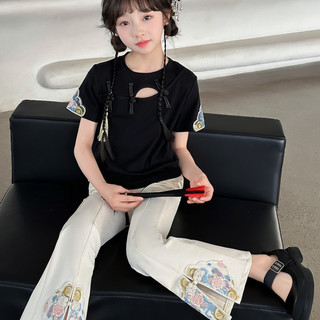 Hanfu Đường Phù Hợp Với Hai Mảnh Bé Gái Phong Cách Quốc Gia Phù Hợp Với Mùa Hè Phong Cách Mới Trẻ Em Bé Gái Thời Trang Mới Trung Quốc Phù Hợp Với