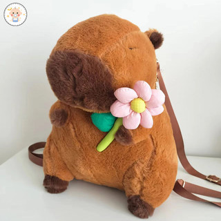 Coco baby Kapibala sang trọng hoạt hình ba lô túi capybara Túi bé gái quà tặng túi động vật đeo chéo