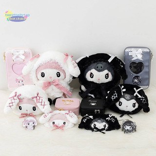 Trtop sanrios anime hoạt hình kuromi my melody card gói mặt dây chuyền sang trọng thẻ id sinh viên xe buýt đựng thẻ bảo vệ vỏ vn