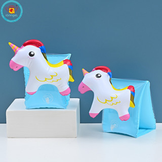 Mới bơm hơi trẻ em vòng tay kỳ lân khủng long nổi hoạt hình vòng tay bé tay áo