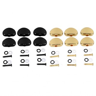 Welcomehome Folk Guitar Tuning Peg Handle 6Pcs Key Button Stable Metal Fashionable for Replacement