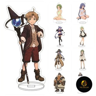 Mô hình Standee Thất nghiệp chuyển sinh Jobless Reincarnation Migurdia Eris Rudeus Phụ kiện trang trí để bàn góc học tập