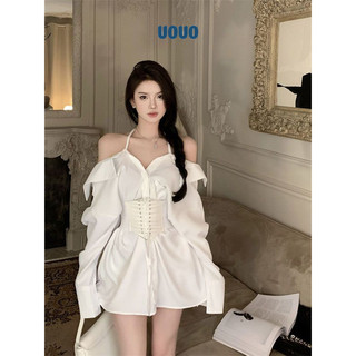 UOUO váy Đầm váy nữ body đầm Dễ thương Minimalist Popular Thời trang WLQ2410CT7 22Z240526