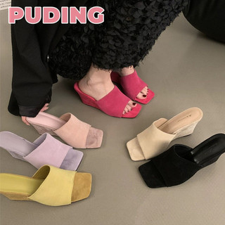 Duohanzi giày sandal nữ phong cách retro đế lót giày lật nâng