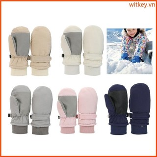 Găng Tay Trượt Tuyết Trẻ Em WIT Mùa Đông Chống Thấm Nước Ấm Dày Cho Bé Chống Lạnh Găng Tay Chống Trơn Trượt