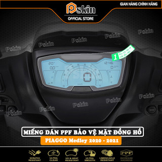 Bộ 2 miếng dán PPF bảo vệ mặt đồng hồ xe Piaggo Medley 2020 - 2021 - Pskin ( Bảo hành 12 tháng)