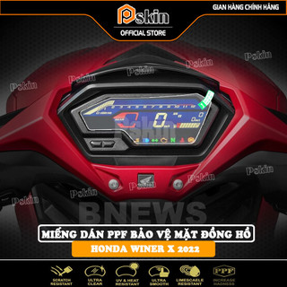 Bộ 2 miếng dán PPF bảo vệ mặt đồng hồ xe Honda Winer X 2022 