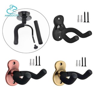 Amazocity Đàn Guitar Treo Tường Móc Treo, Móc Treo Tường Đàn Guitar Hình Đàn Guitar, Giá Đỡ Đàn Guitar Màu Đen Cho Đàn Guitar Acoustic Điện Bass Ukulele