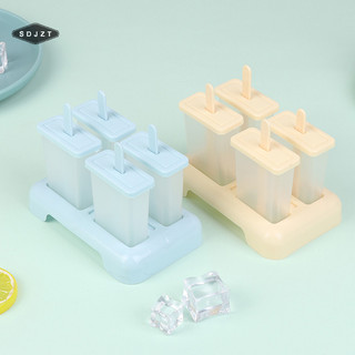 Khuôn làm kem popsicle diy máy làm kem tự chế hộp đá có que nhựa khuôn kẹo khay đá dụng cụ nhà bếp đang bán