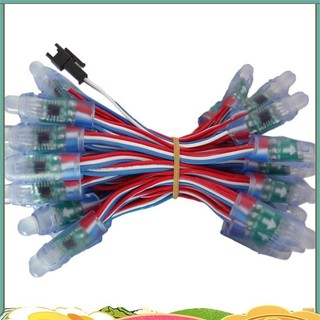 Bộ 50 ws2811 led pixel dây đèn quảng cáo đổ chống thấm nước full màu đục lỗ ánh sáng 12 mm dc 5v gjxqnjj