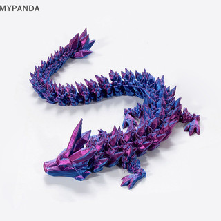 Mypanda 3D In Hình Con Rồng Trung Quốc Dài Linh Hoạt Trang Trí Đồ Chơi Mô Hình Năm Mới Trẻ Em Quà Tặng MALL
