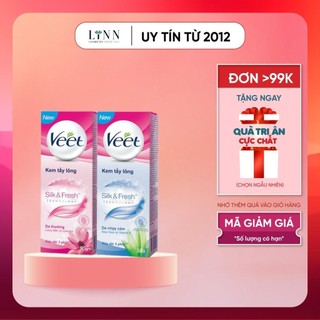 Kem Tẩy Lông Veet Pháp hiệu quả không gây kích ứng cho da thường và da nhạy cảm 25g-50g -100g