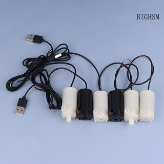 Bighsm dc 3v máy bơm nước nhỏ ngang nhỏ bơm chìm đài phun nước dọc mini micro cắm skk