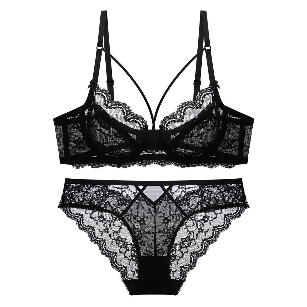 YIBEIKA Pure Desire Quần Lót Nữ Ren Gợi Cảm Trong Suốt Bộ Áo Ngực Nhận Ngực Kích Thước Lớn Tập Hợp Ngực Lớn Nhìn Nhỏ | BigBuy360 - bigbuy360.vn