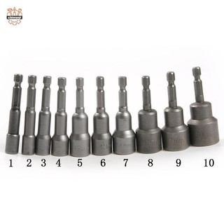 Chiwanji 1 / 4 "Hex Nut Hex Shank Ổ cắm Adapter Nguồn DIY