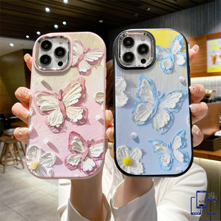 Ốp lưng Samsung A05 A12 A54 A14 A03 A11 A52 A50 A10s A34 A10 A04 A20s A51 A53 A24 A23 A52S A31 A21s A30 A33 A32 A04E A03S A05S A20 A22 A13 A50S A04S A02S A30S M12 M32 Thanh Lịch Bướm Bestie Mạ Ống Kính Kim Loại Matte TPU Vỏ Điện Thoại