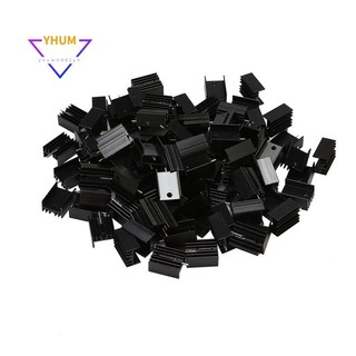 100 chiếc 20x15x10mm nhôm to-220 tản nhiệt đến 220 tản nhiệt transistor tản nhiệt to220 làm mát làm mát