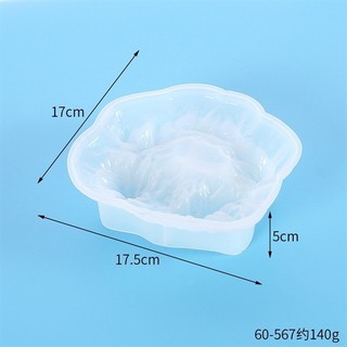 Khuôn Silicon Đế Núi Thung Lũng 17.5cm