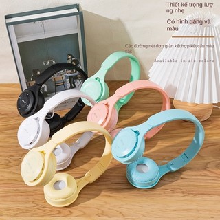 Tai nghe Bluetooth Macaron Y-08 bán chạy Tai nghe không dây Tai nghe loa siêu trầm có thể gập lại