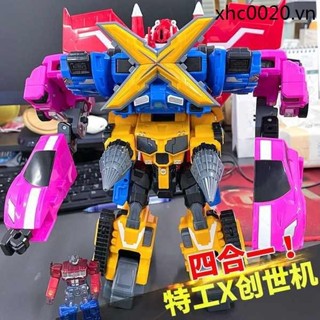 Đội đại lý Mini x Đồ chơi biến hình Robot ô tô Max King Kong Fotesami Bộ Mecha trẻ em