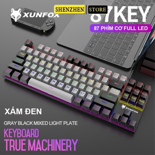 Bàn Phím Cơ Gaming K80 Blue Switch Led 10 Chế Độ Khác Nhau keycap thay dễ dàng