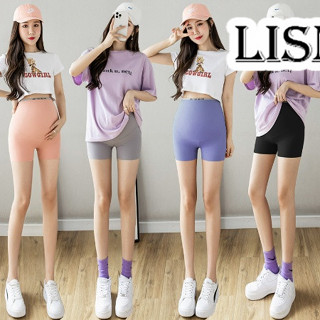  Phụ Nữ Mang Thai Mùa Hè Phong Cách Mỏng Thời Trang Nâng Bụng Quần Tập Yoga Ba Điểm 