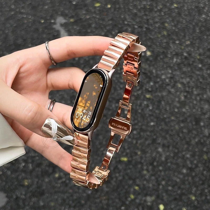 Dây đeo cho Xiaomi Mi Band 9 8 Vòng đeo tay hoạt động cho Xiaomi Smart Band 9 8 Redmi 4 Dây đeo đồng