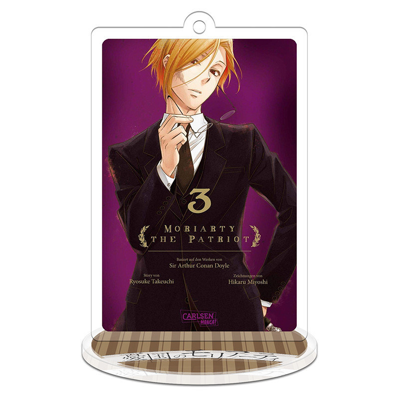 Móc Khoá, Mô Hình Standee Anime Moriarty the Patriot William James Sherlock Holmes Trang Trí Bàn Học