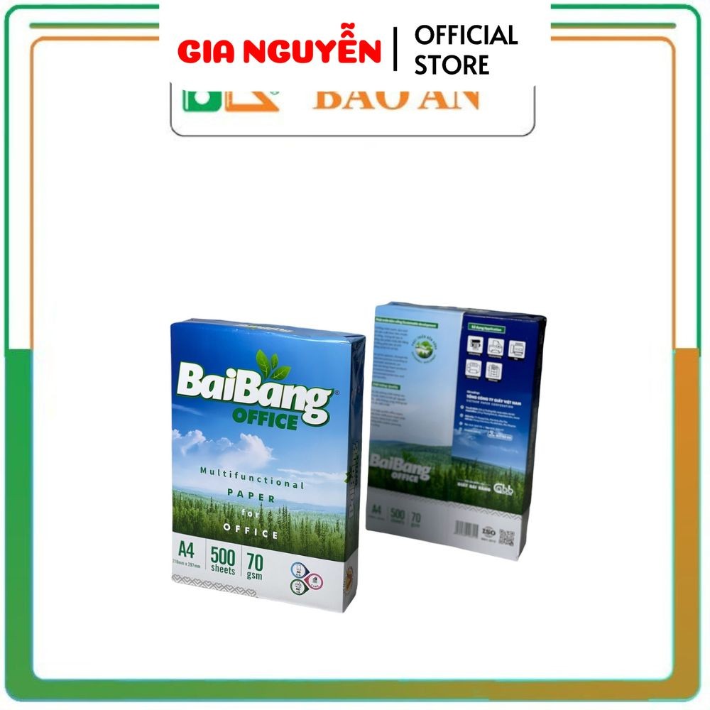 Giấy In, Photo A4 Bãi Bằng Hồng Tem ĐL70gsm HÀNG LOẠI 1 - Giấy In Bãi Bằng - Gia Nguyễn