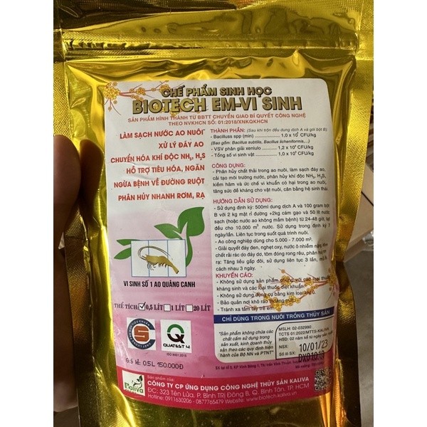 BIOTECH EM - VI SINH