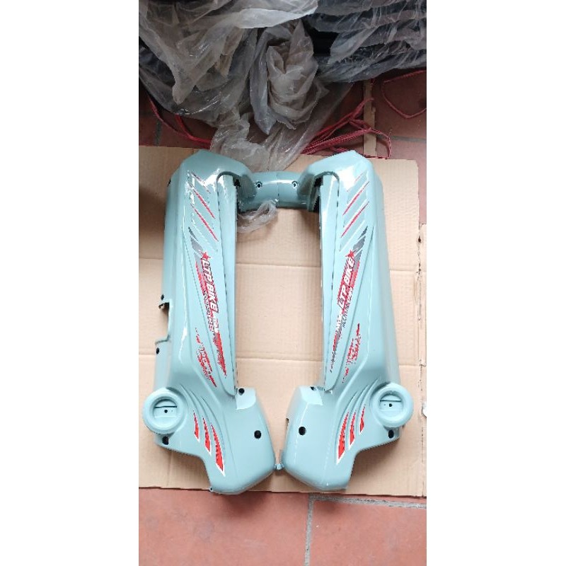 Ốp quây bình xe điện M133, Nhựa ốp bình xe điện M133 12a không có chắn xích, ốp sườn xe điện M133