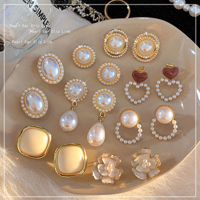 Pinkdudu Đơn Giản Cao Cấp Kẹp Bông Tai Trang Sức Thời Trang Hàn Quốc Siêu Lấp Lánh Vuông Mèo Mắt Đá Bông Tai PD1915