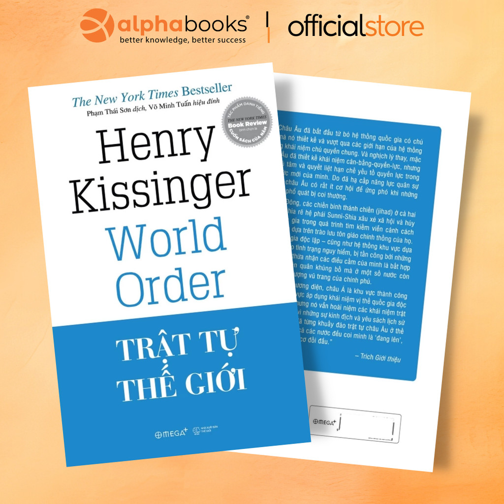 Sách - Trật Tự Thế Giới - Henry Kissinger (Tái Bản Mới Nhất) - Omega Plus