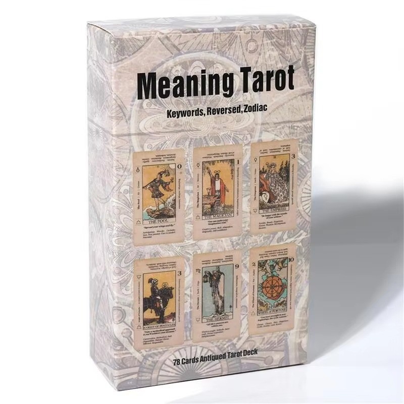 Thẻ Tarot Có Ý Nghĩa Về Họ Người Mới Bắt Đầu Tarot Từ Khóa Cổ Tarot Bộ Bài Học Tarot 78 Lá Bài Đảo N
