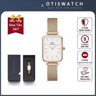 Đồng Hồ Nữ Daniel Wellington Quadro Pressed Melrose White DW Chính Hãng - OtisWatch