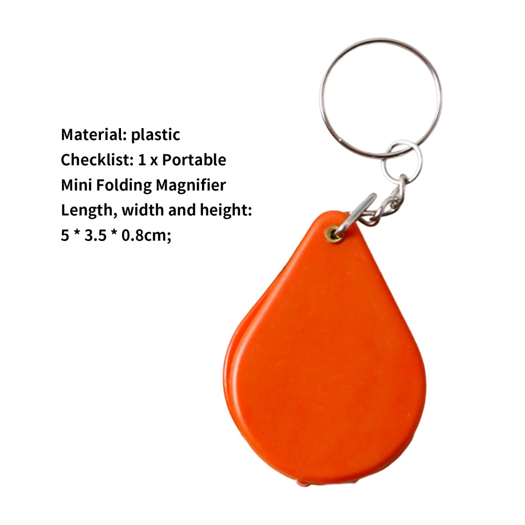 [Wx] Móc khóa kính lúp bằng không gỉ Phóng đại 10 lần Đánh giá cao gấp cổ Nhẹ phóng to Kính lúp đọc sách Kính lúp cho người già | BigBuy360 - bigbuy360.vn