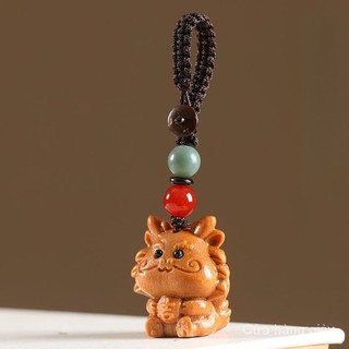 Móc Khóa Điện Thoại Rồng 12 Con Giáp Tiệm An Yên, Chất liệu Gỗ Đàn Hương Thơm Dịu, Làm Dây treo điện thoại, Quà tặng