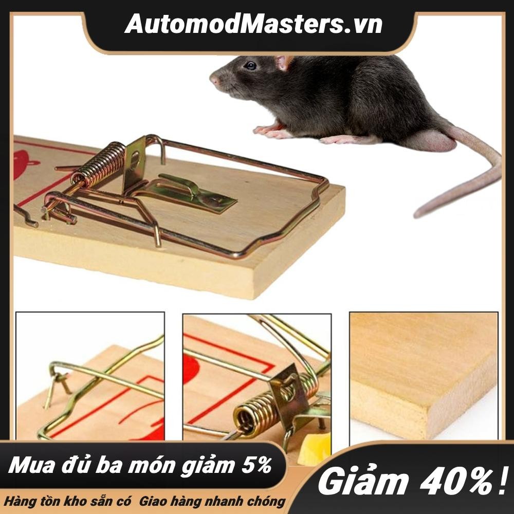Bẫy chuột Bẫy chuột bằng gỗ nhạy cảm Bẫy chuột an toàn cho nhà để xe bên ngoài