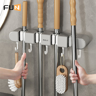 Giá treo cây lau nhà/móc chổi//treo tường phòng tắm/giá chổi và cây lau nhà đa chức năng