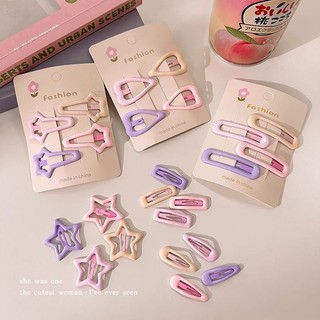 4 chiếc thời trang hàn quốc ngôi sao kẹp tóc bb kẹp nữ phụ kiện tóc