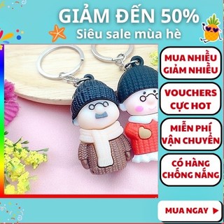 Móc khóa cute cặp đôi ông già, bà già cực dễ thương