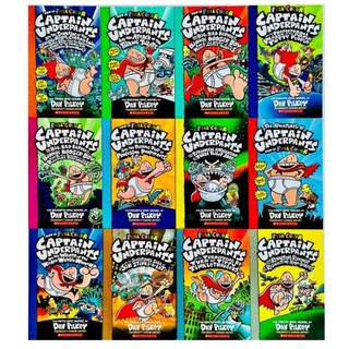 Sách tiếng anh - Thuyền trưởng quần chíp Captain underpants 12 cuốn