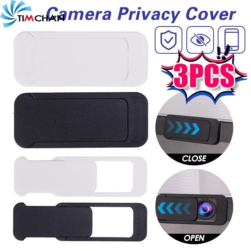 1 / 3 Miếng Dán Bảo Mật Ống Kính Điện Thoại Di Động - Webcam Cover Shutter Slider - Dành Cho Laptop,