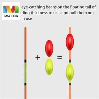 Mmluck 20 Chiếc Câu Cá Nổi Bobbers Huỳnh Quang, Bọt EVA Huỳnh Quang Trôi Bóng Bọt, Bóng Phao Màu Đỏ Huỳnh Quang Bắt Mắt Bộ Đậu Phụ Kiện Câu Cá