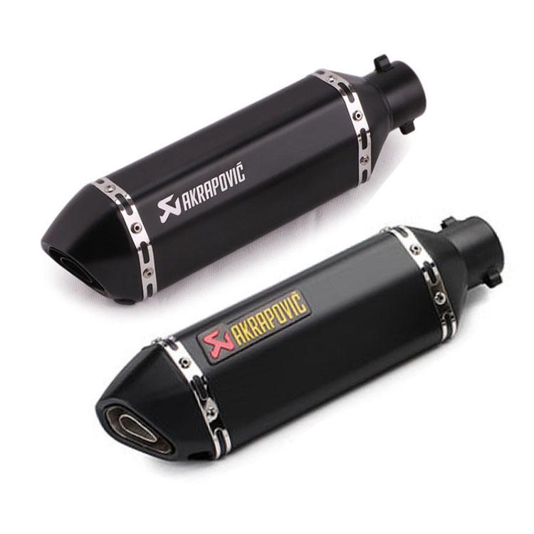 Đầu xả trượt xe máy màu đen đa năng 51MM có đầu xả DB Killer