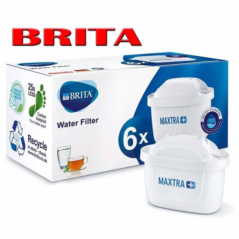 6 Pack BRITA Maxtra Pro All-in-1 Water Filter Jug Replacement Cartridges Refills