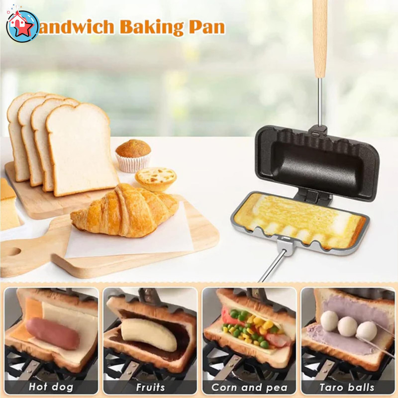 Máy Làm Bánh Sandwich, Máy Làm Bánh Sandwich Dễ Dàng, Máy Làm Bánh Sandwich 4w1h, Máy Làm Bánh Mì PopzSandwich Foody, Máy Làm Bánh Sandwich Ăn Sáng, Máy Nướng Bánh Mì Hot Dog, Máy Nướng Bánh Chảo Chiên Chống Dính Chảo Chảo YK