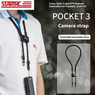 Startrc Thích hợp cho DJI OSMO Pocket 3 / AVATA 2 Dây buộc Dây buộc Chống mất Phụ kiện dây buộc có thể điều chỉnh chống sốc
