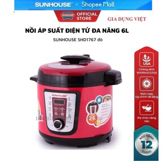 Nồi áp suất điện đa năng 6l sunhouse shd1767