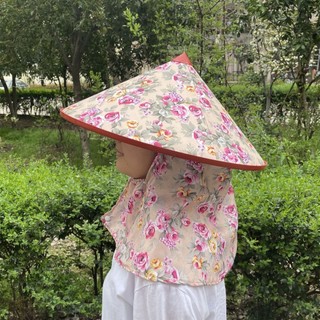 Mới Chống TiaựTím Đa Năng Trà Chọn Mũ Khăn Choàng Mũ Nông Trại Mũ Chống Nắng Nhựa Ngoài Trời Mũ Chống Nắng Mưa Nữ